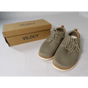 Vilocy Mens Sz 11.5 EUR 44 Casual Shoes V2408 Grey Mesh Tie Up Sneakers
